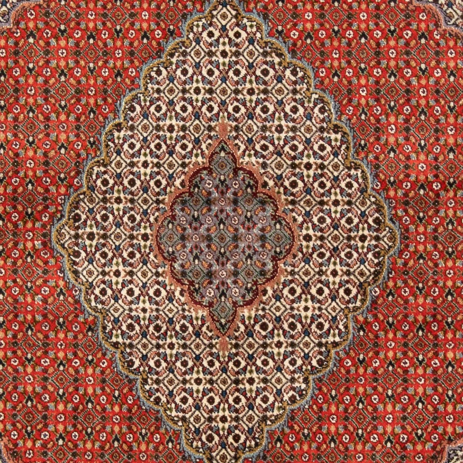 Tapis persan - Tabriz - 200 x 150 cm - rouge foncé