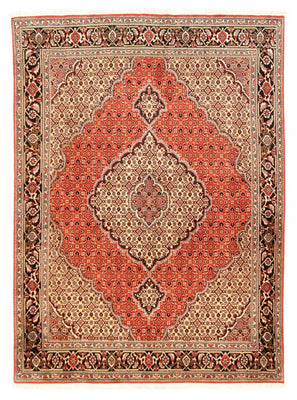 Tapis persan - Tabriz - Royal - 197 x 148 cm - rouille