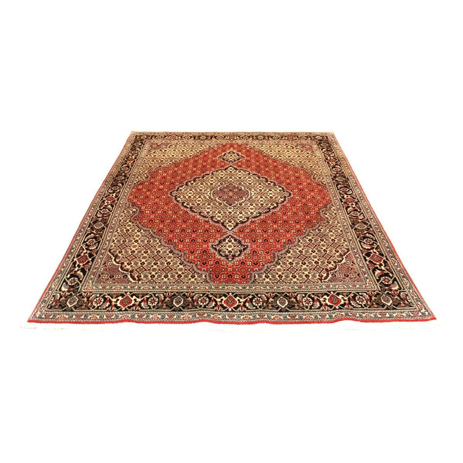 Tapis persan - Tabriz - Royal - 197 x 148 cm - rouille