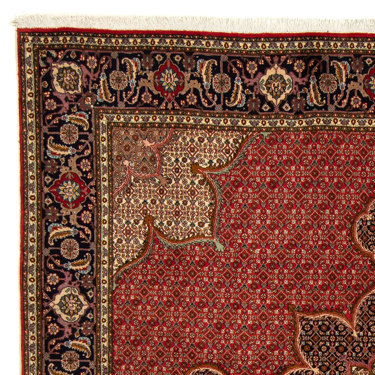 Tapis persan - Tabriz carré  - 203 x 200 cm - rouge