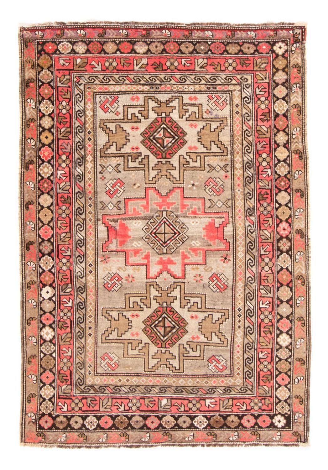 Tapis persan - Nomadic - 162 x 118 cm - beige