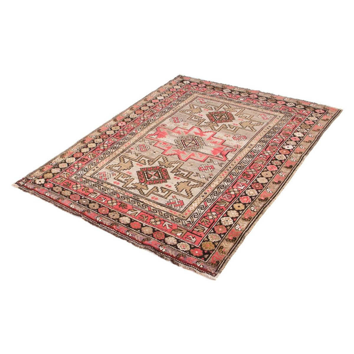 Tapis persan - Nomadic - 162 x 118 cm - beige
