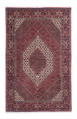 Tapis persan - Bidjar - 210 x 132 cm - rouge clair
