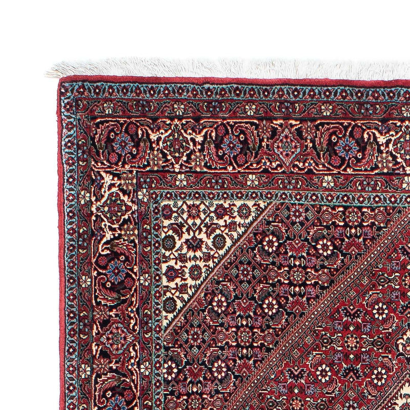 Tapis persan - Bidjar - 210 x 132 cm - rouge clair