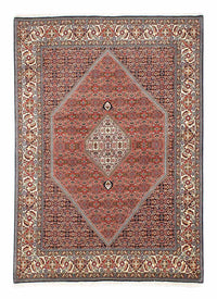 Tapis persan - Bidjar - 253 x 174 cm - rouge clair