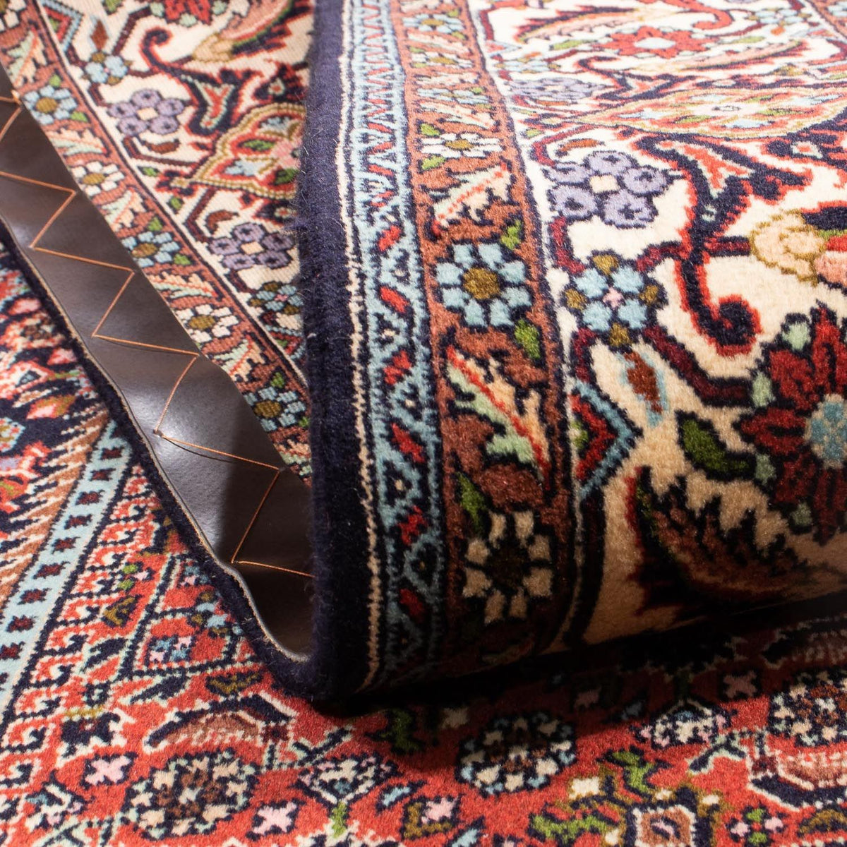 Tapis persan - Bidjar - 253 x 174 cm - rouge clair