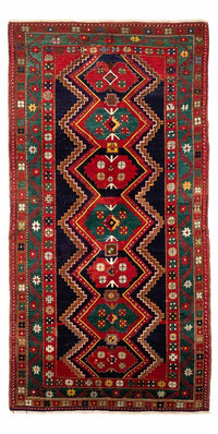 Tapis persan - Nomadic - 295 x 156 cm - bleu foncé