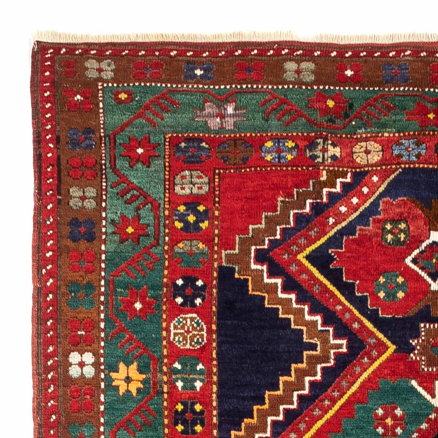 Tapis persan - Nomadic - 295 x 156 cm - bleu foncé