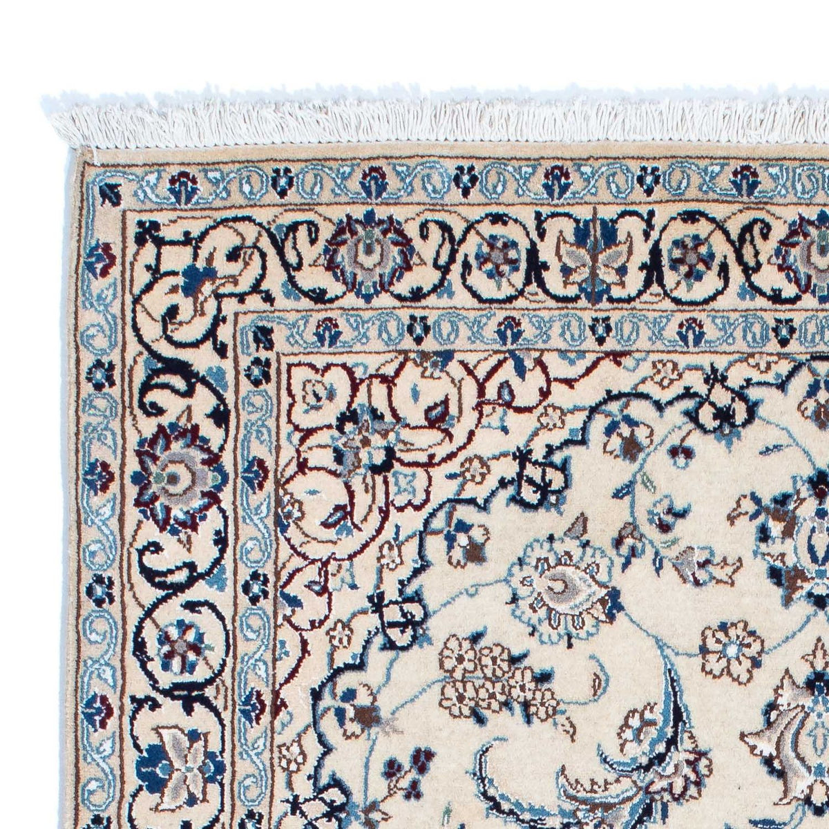 Tapis persan - Nain - Royal - 175 x 113 cm - beige