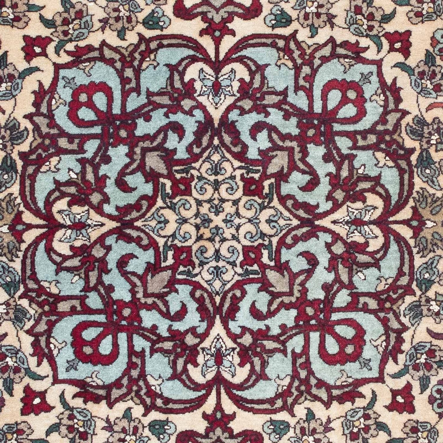 Tapis persan - Isfahan - Premium - 124 x 83 cm - rouge foncé