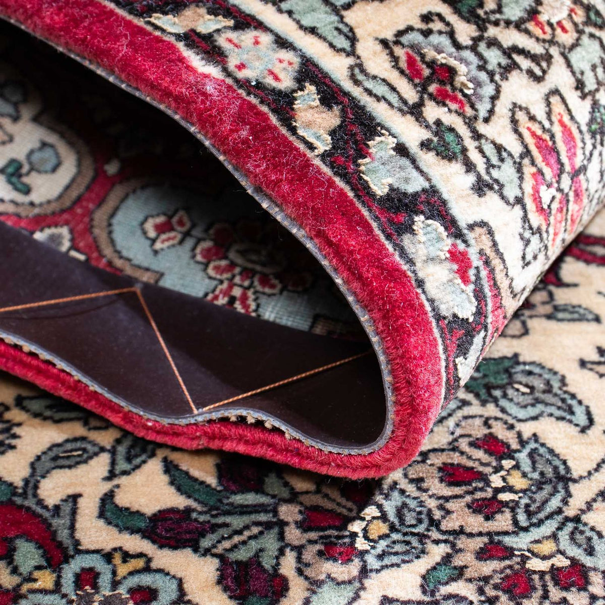 Tapis persan - Isfahan - Premium - 124 x 83 cm - rouge foncé