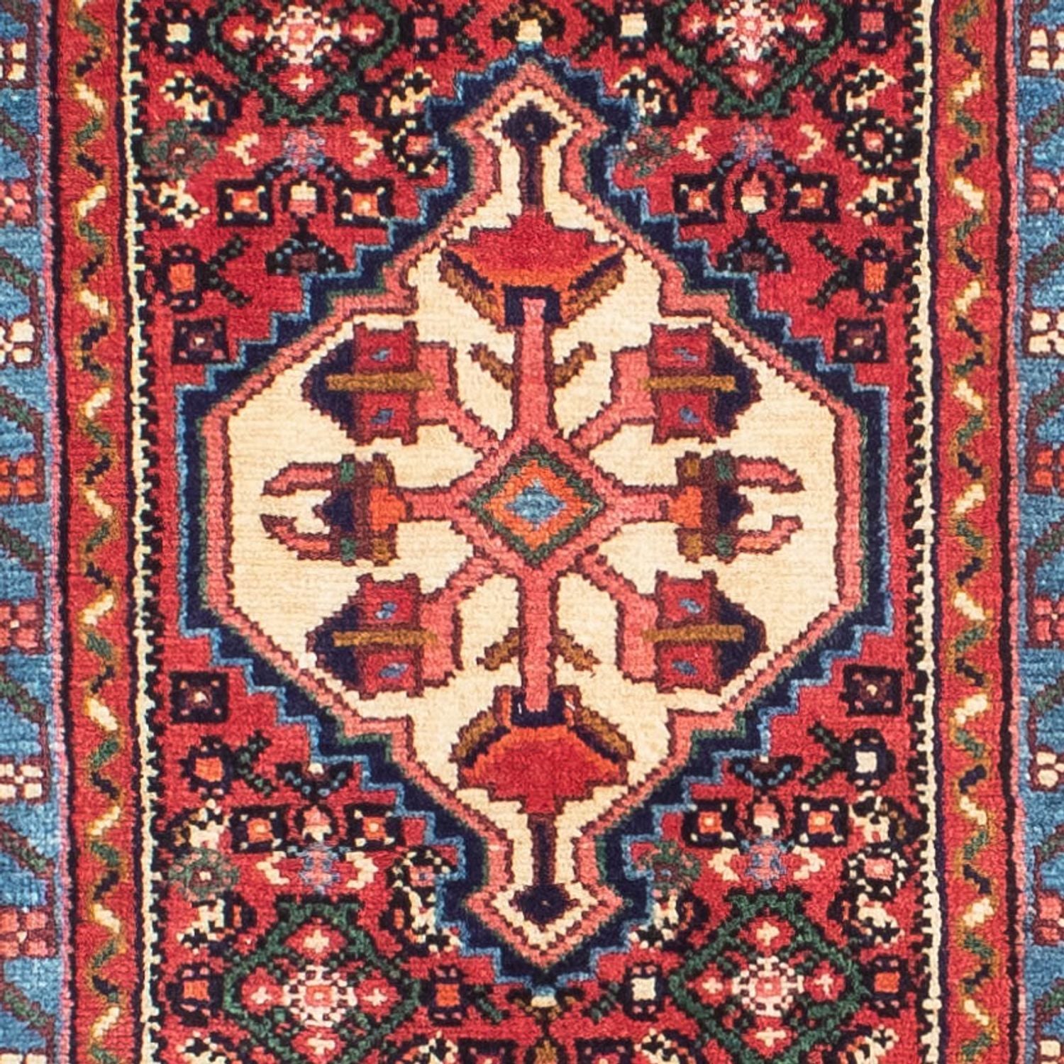 Tapis de couloir Tapis persan - Nomadic - 309 x 69 cm - multicolore