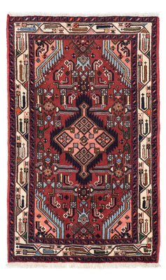 Tapis persan - Nomadic - 125 x 80 cm - rouge foncé