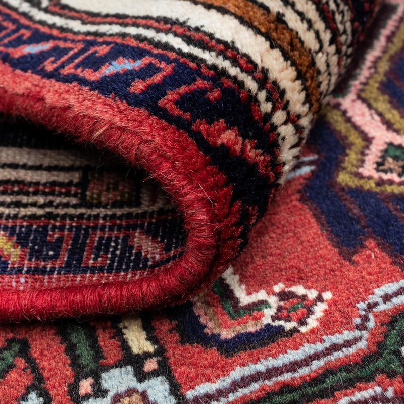 Tapis persan - Nomadic - 125 x 80 cm - rouge foncé