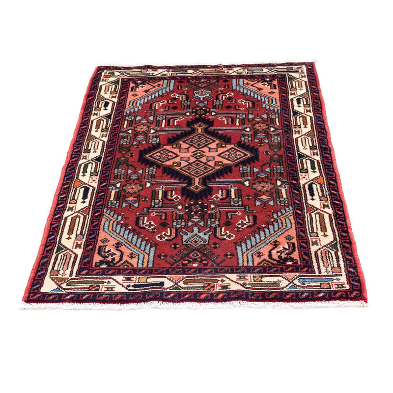 Tapis persan - Nomadic - 125 x 80 cm - rouge foncé