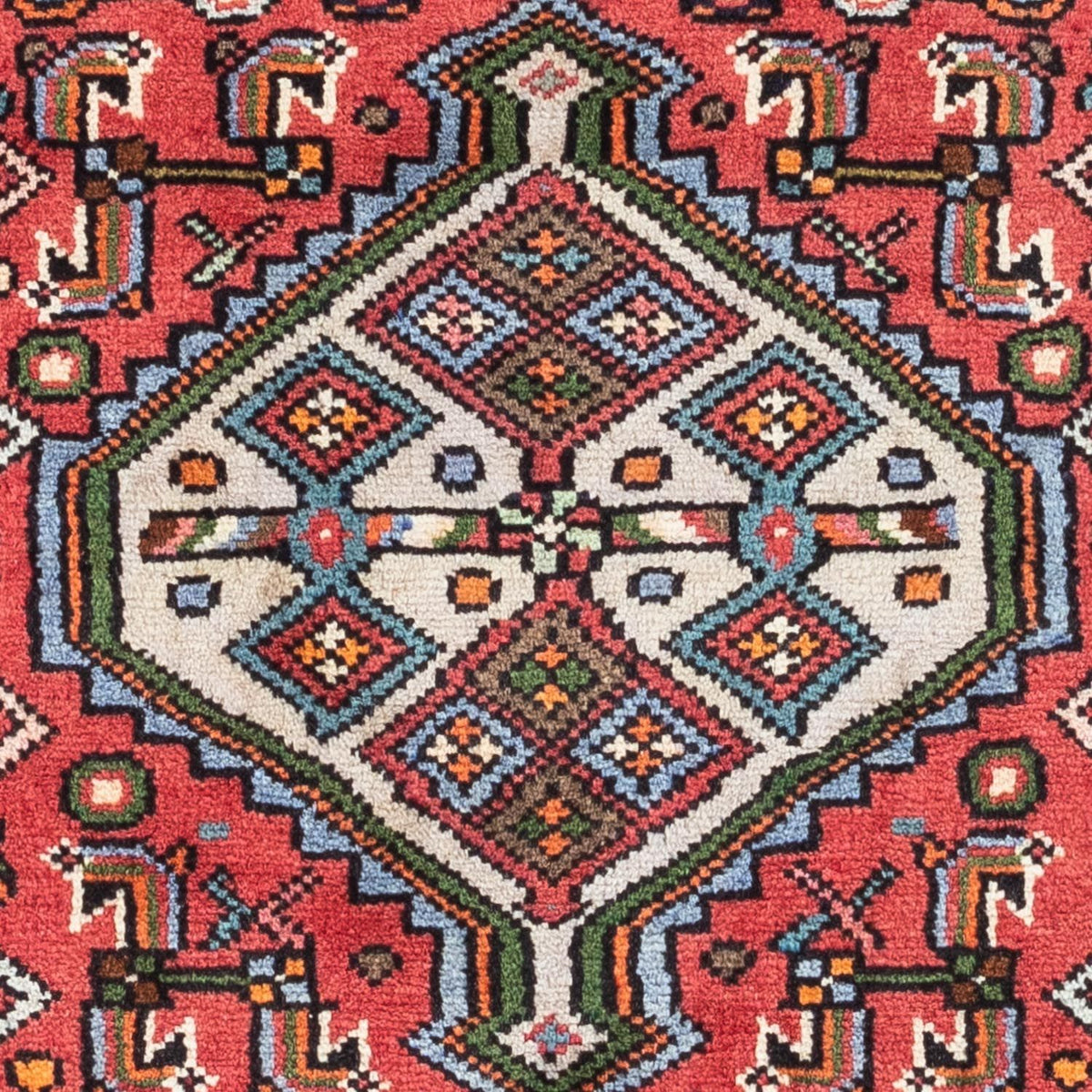 Tapis persan - Nomadic - 125 x 80 cm - rouge
