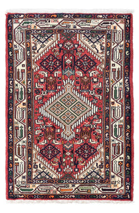 Tapis persan - Nomadic - 125 x 80 cm - rouge clair