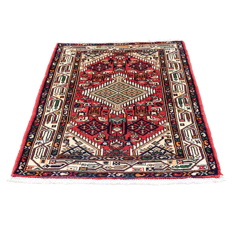 Tapis persan - Nomadic - 125 x 80 cm - rouge clair