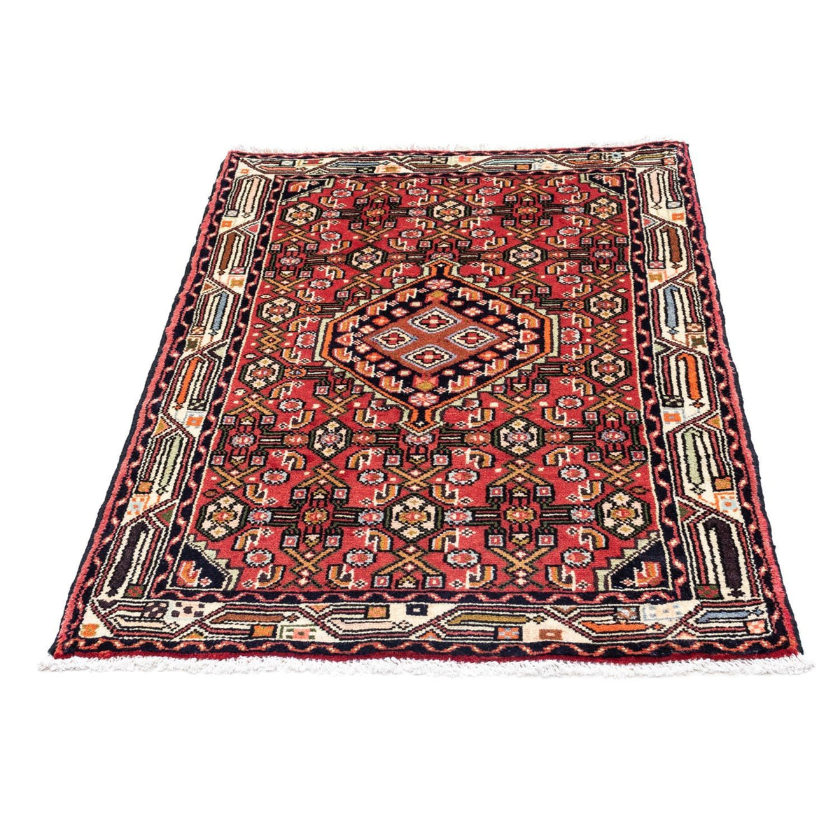 Tapis persan - Nomadic - 125 x 80 cm - rouge clair