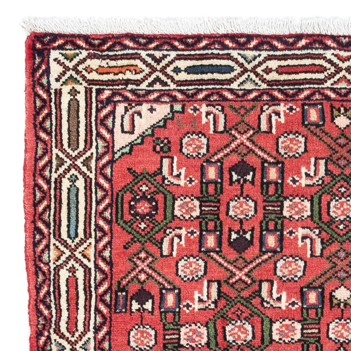 Tapis persan - Nomadic - 125 x 80 cm - rouge