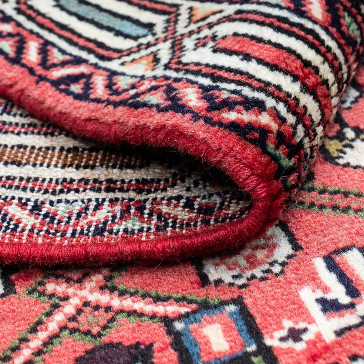 Tapis persan - Nomadic - 125 x 80 cm - rouge