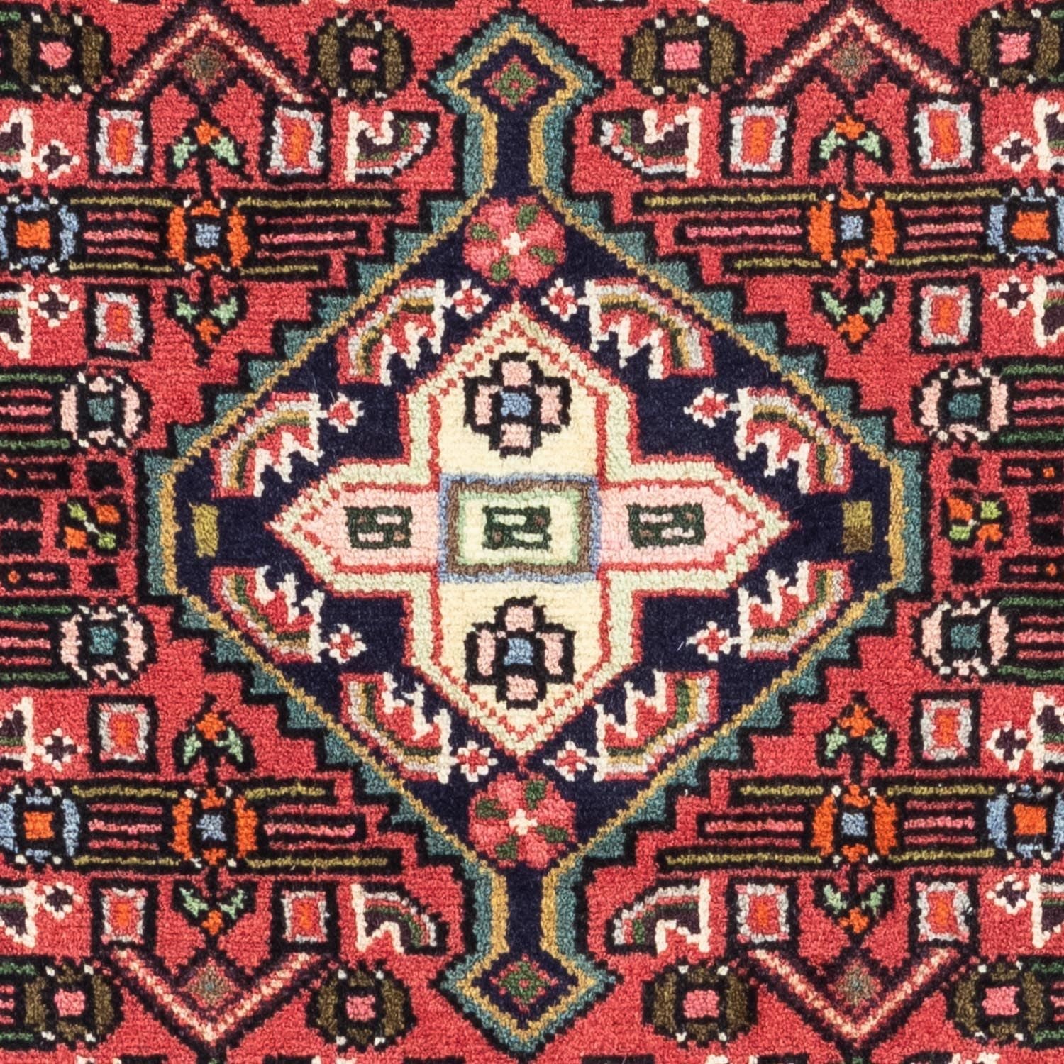 Tapis persan - Nomadic - 125 x 80 cm - rouge