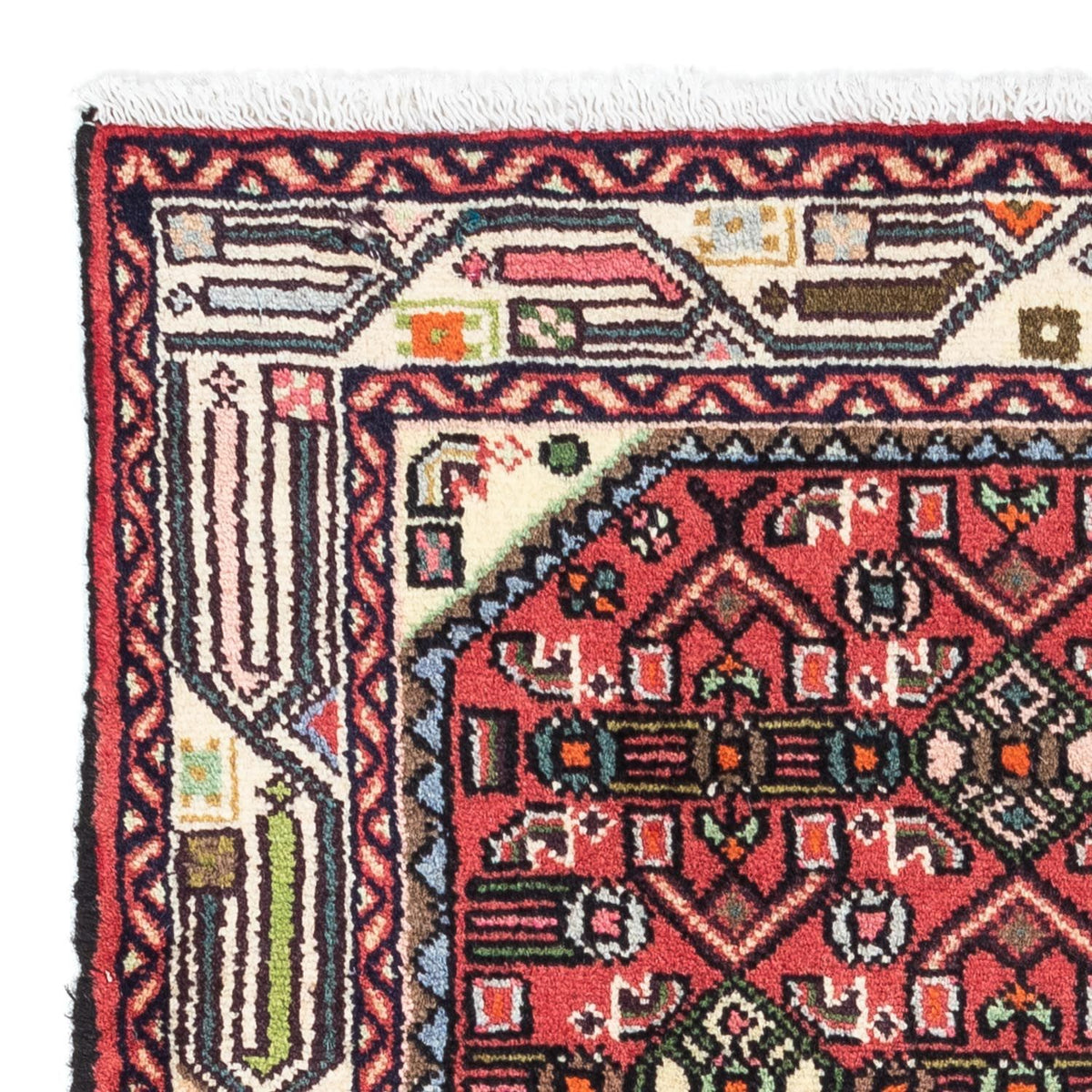 Tapis persan - Nomadic - 125 x 80 cm - rouge