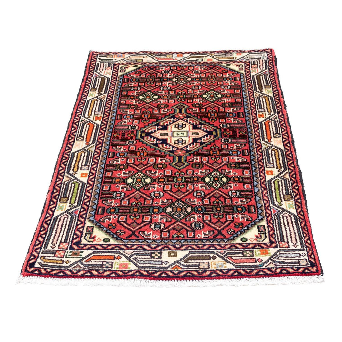 Tapis persan - Nomadic - 125 x 80 cm - rouge