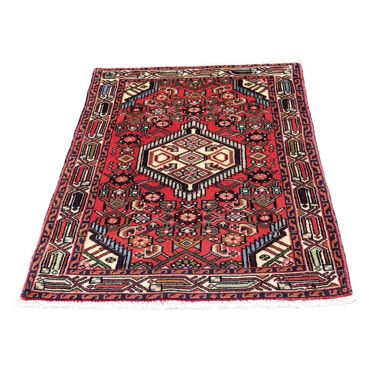 Tapis persan - Nomadic - 125 x 80 cm - rouge
