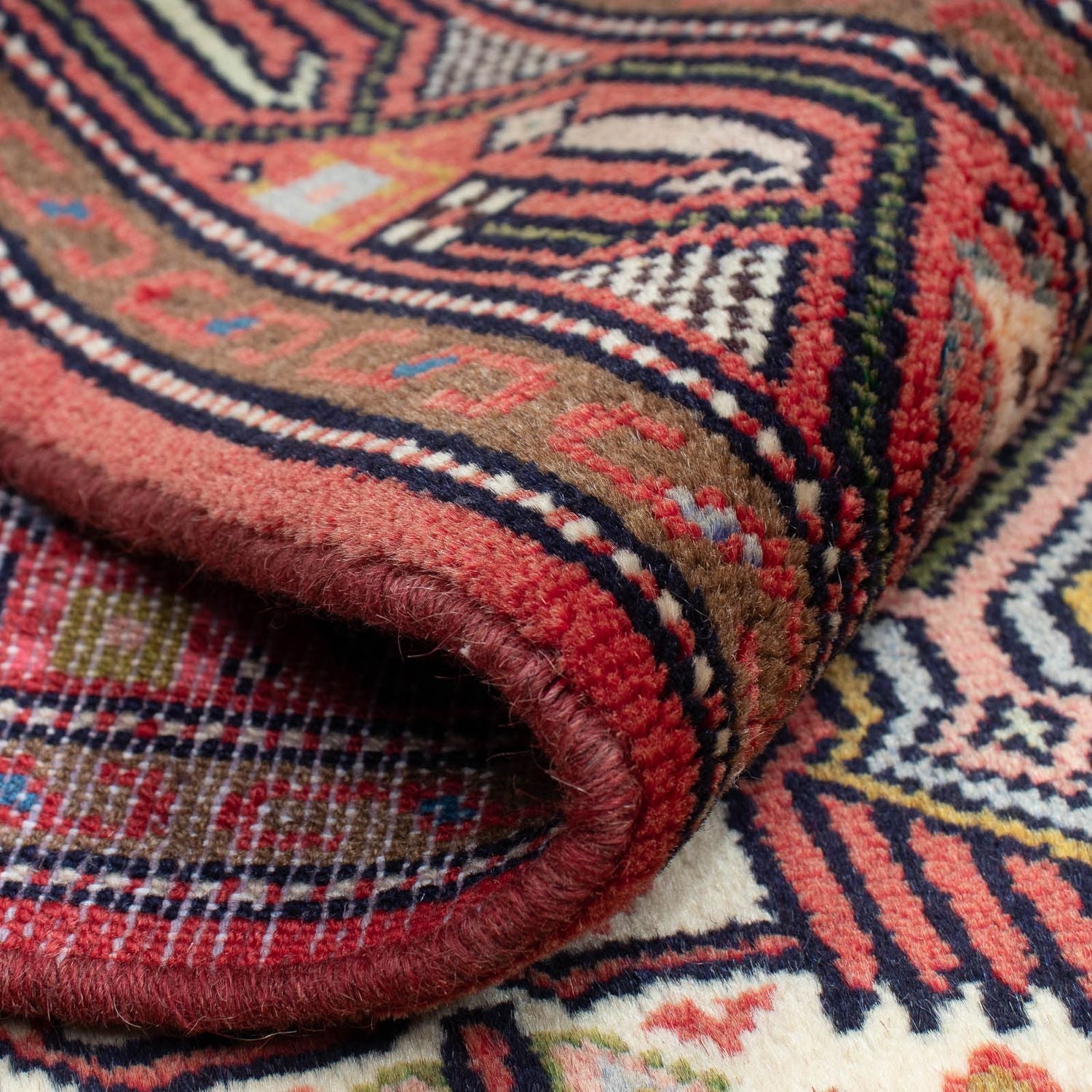 Tapis persan - Nomadic - 125 x 80 cm - beige