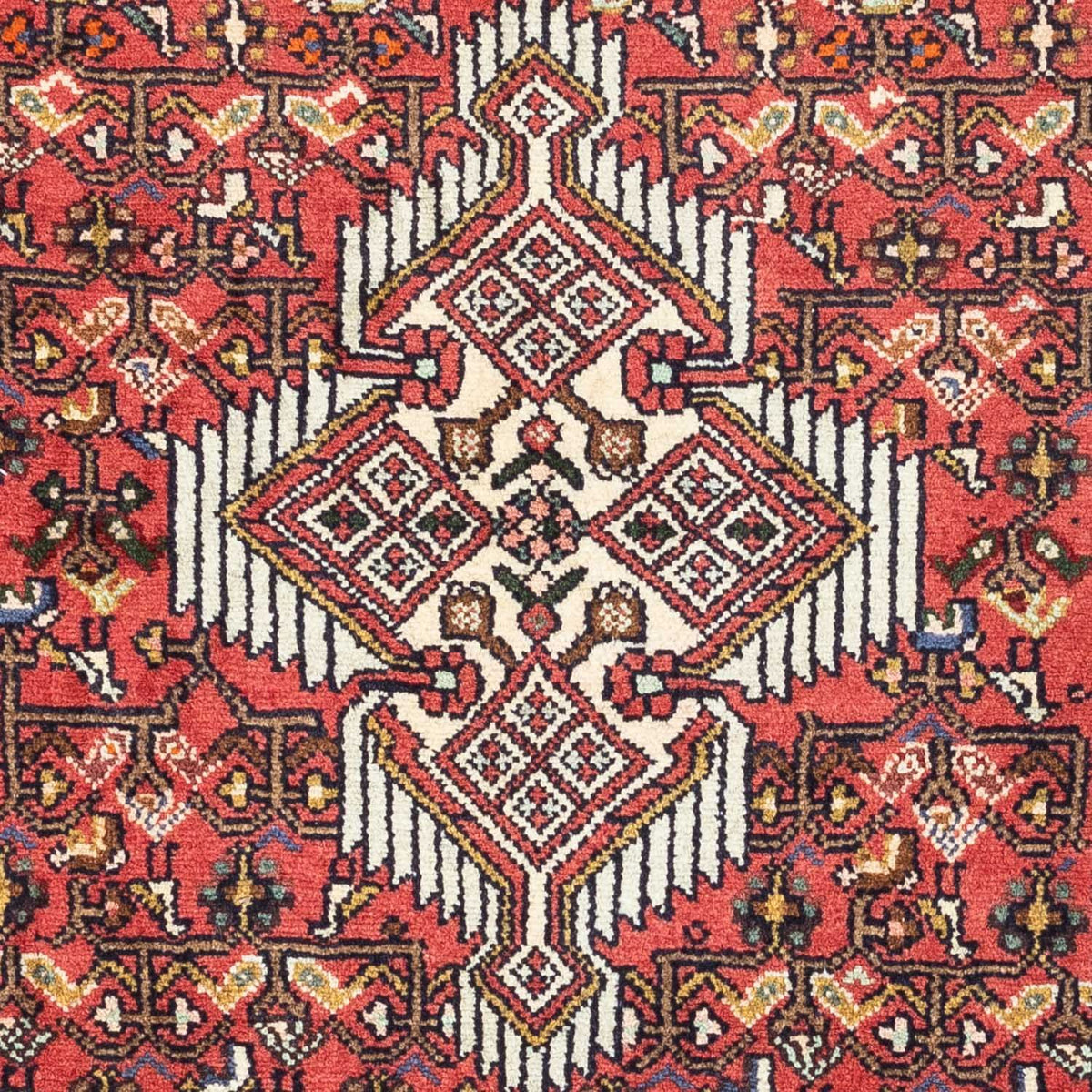 Tapis persan - Nomadic - 125 x 80 cm - rouge clair