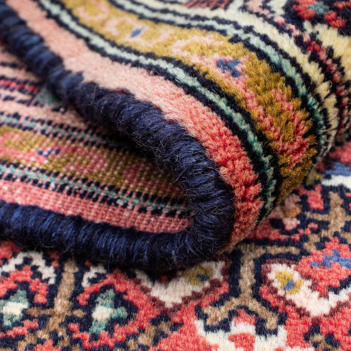 Tapis persan - Nomadic - 125 x 80 cm - rouge clair