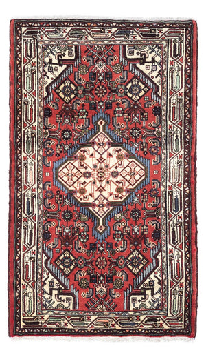 Tapis persan - Nomadic - 125 x 80 cm - rouge