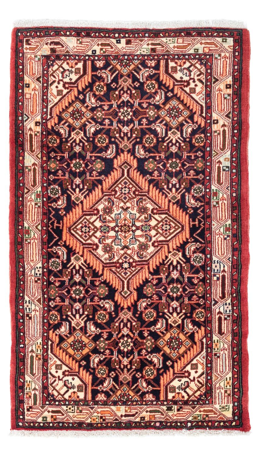 Tapis persan - Nomadic - 125 x 80 cm - bleu foncé