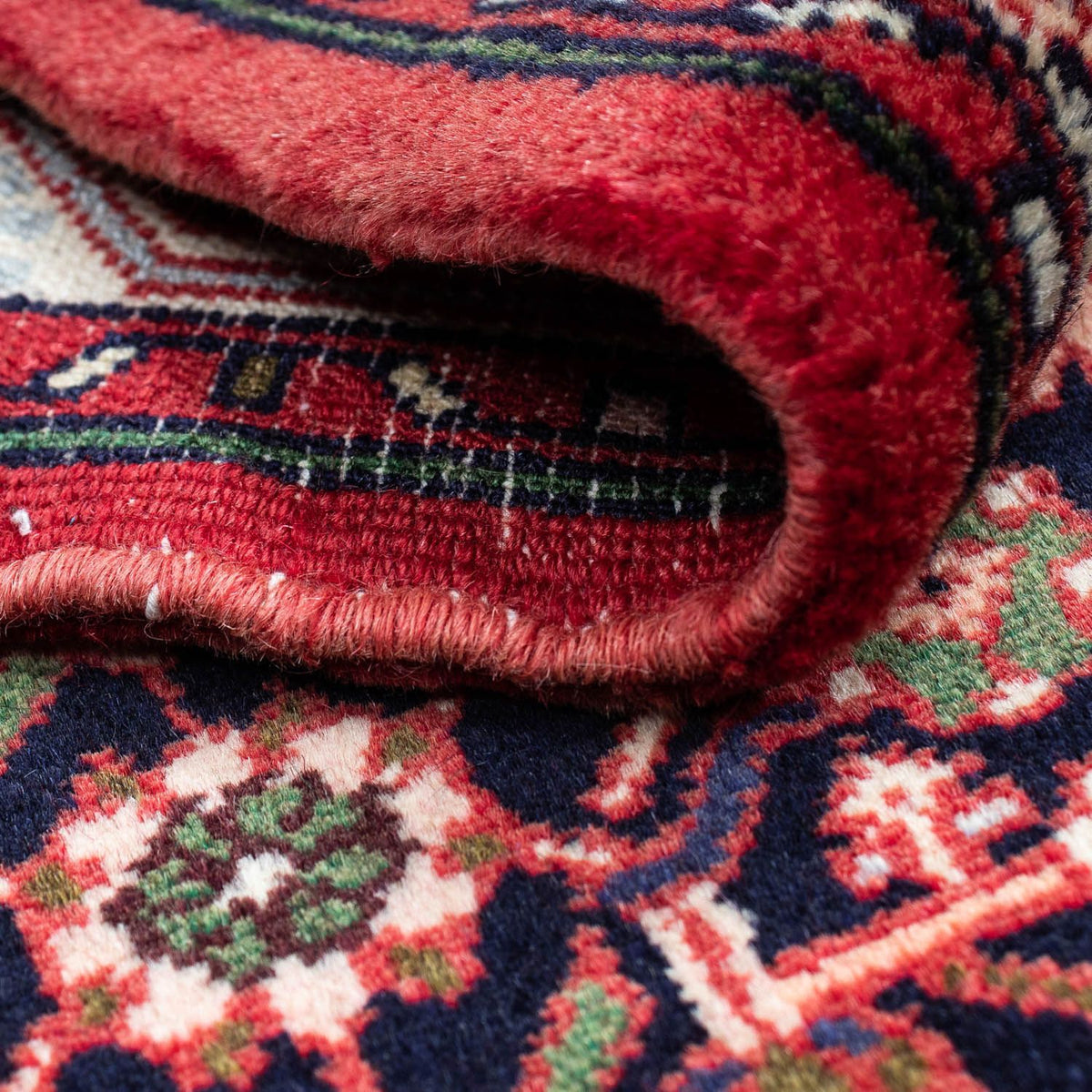 Tapis persan - Nomadic - 125 x 80 cm - bleu foncé