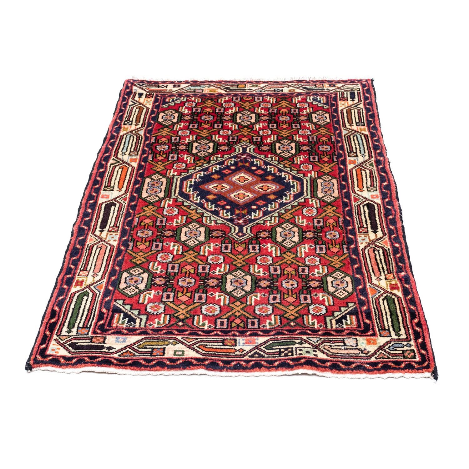Tapis persan - Nomadic - 125 x 80 cm - rouge