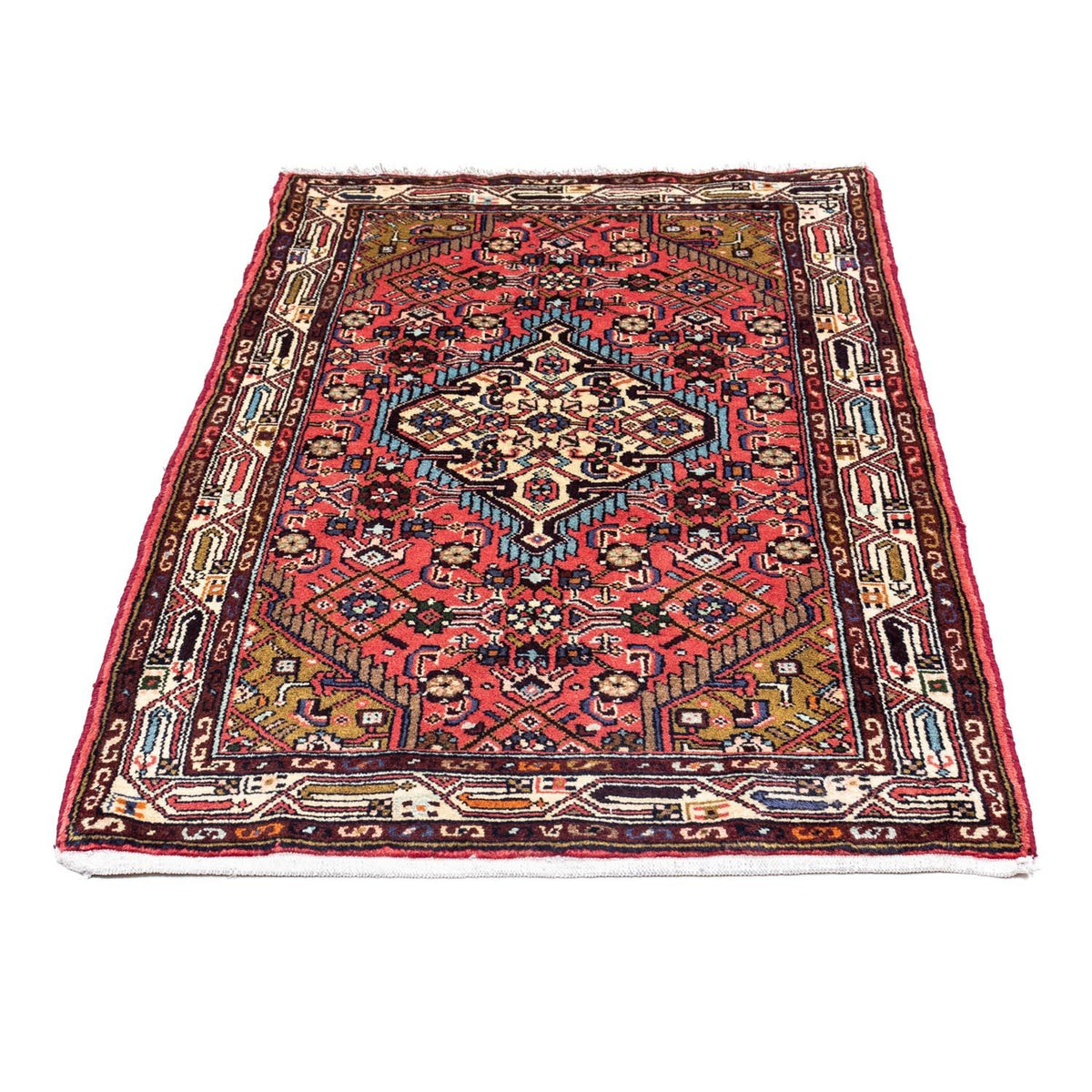 Tapis persan - Nomadic - 125 x 80 cm - rouge clair