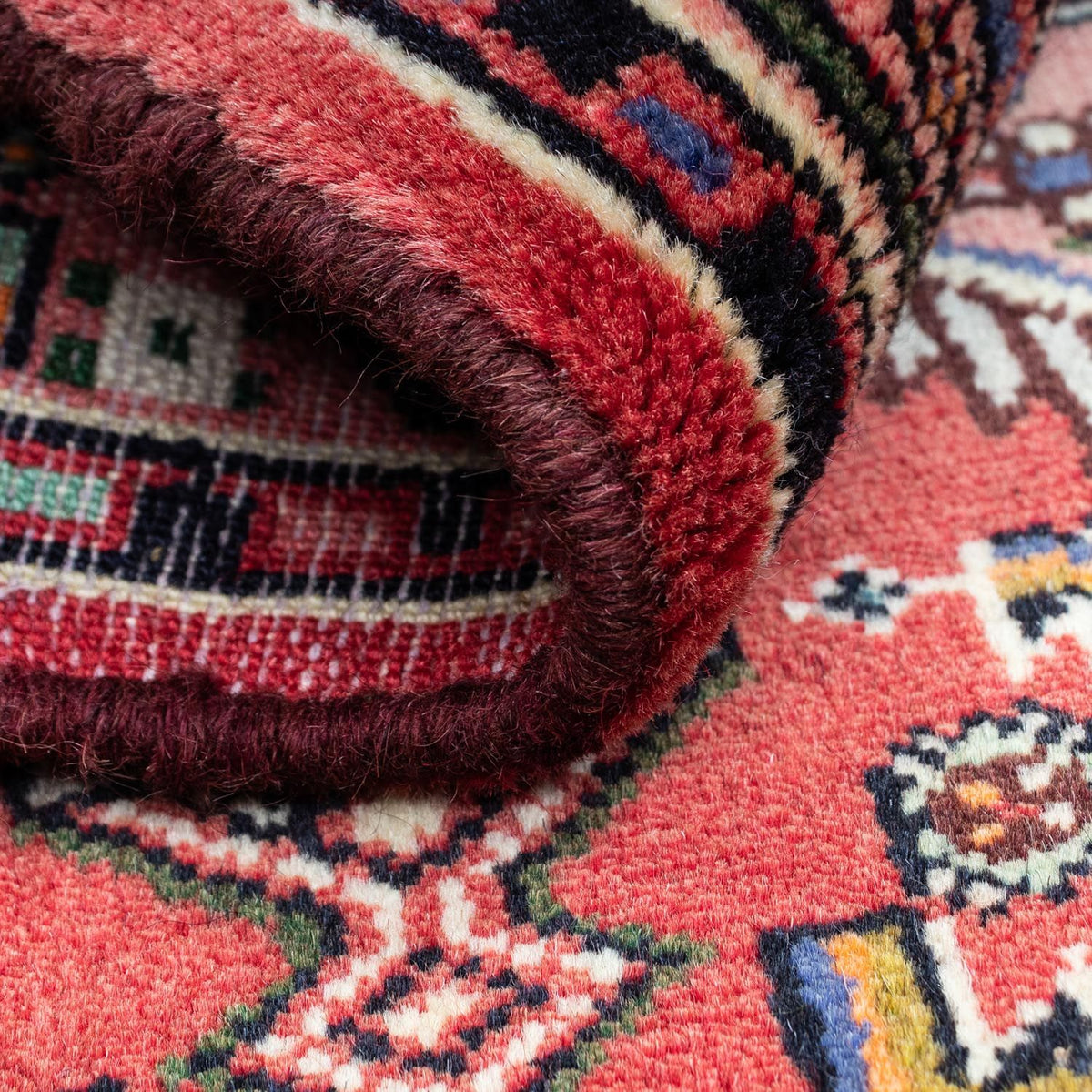 Tapis persan - Nomadic - 125 x 80 cm - rouge