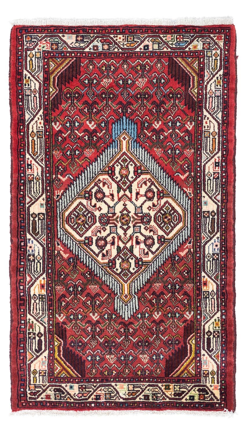 Tapis persan - Nomadic - 125 x 80 cm - rouge