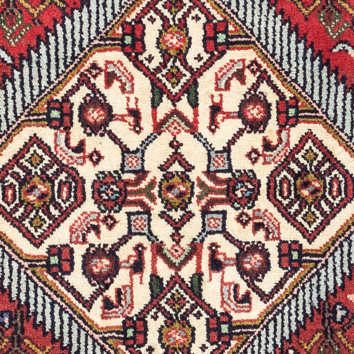 Tapis persan - Nomadic - 125 x 80 cm - rouge