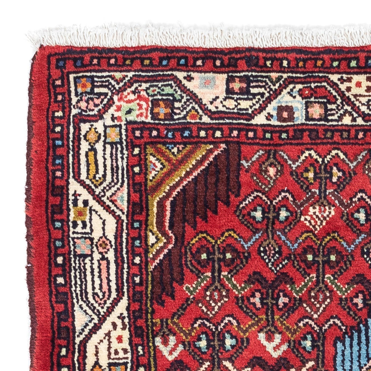Tapis persan - Nomadic - 125 x 80 cm - rouge