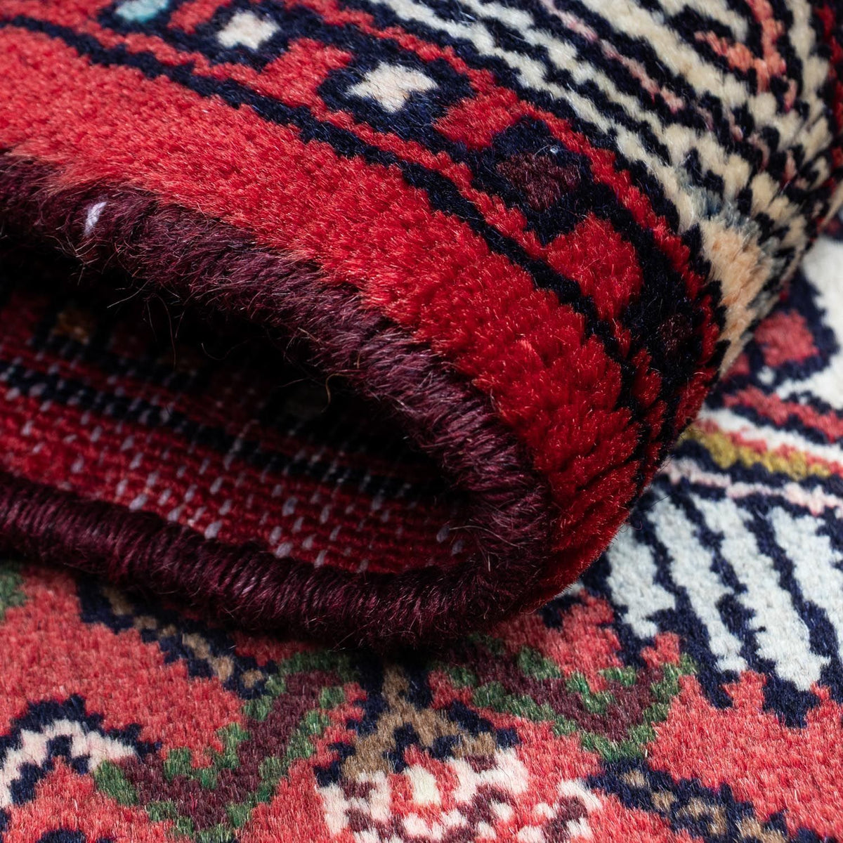 Tapis persan - Nomadic - 125 x 80 cm - rouge