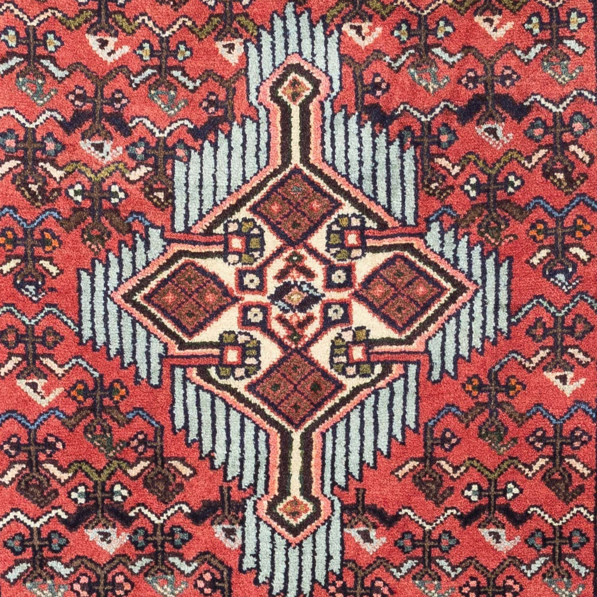 Tapis persan - Nomadic - 125 x 80 cm - rouge