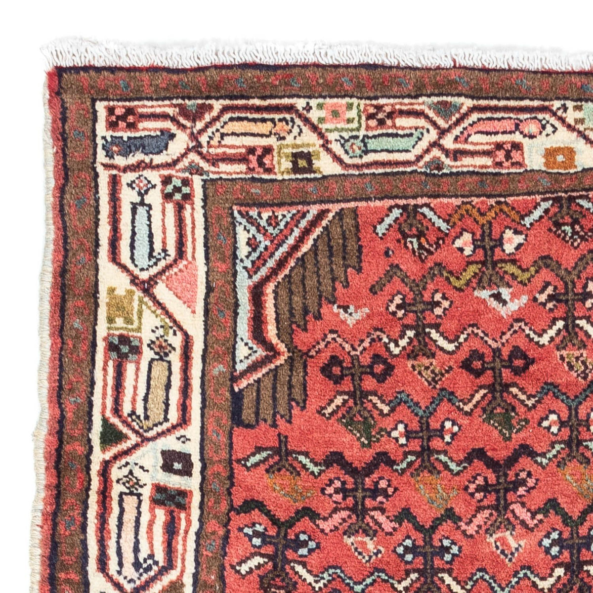 Tapis persan - Nomadic - 125 x 80 cm - rouge