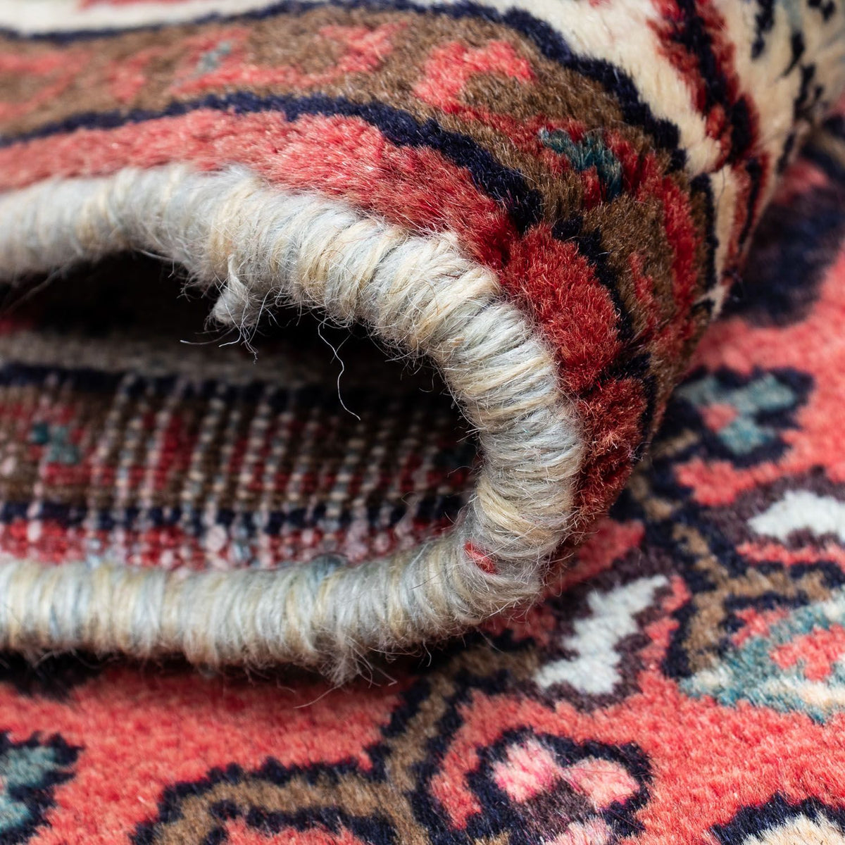 Tapis persan - Nomadic - 125 x 80 cm - rouge