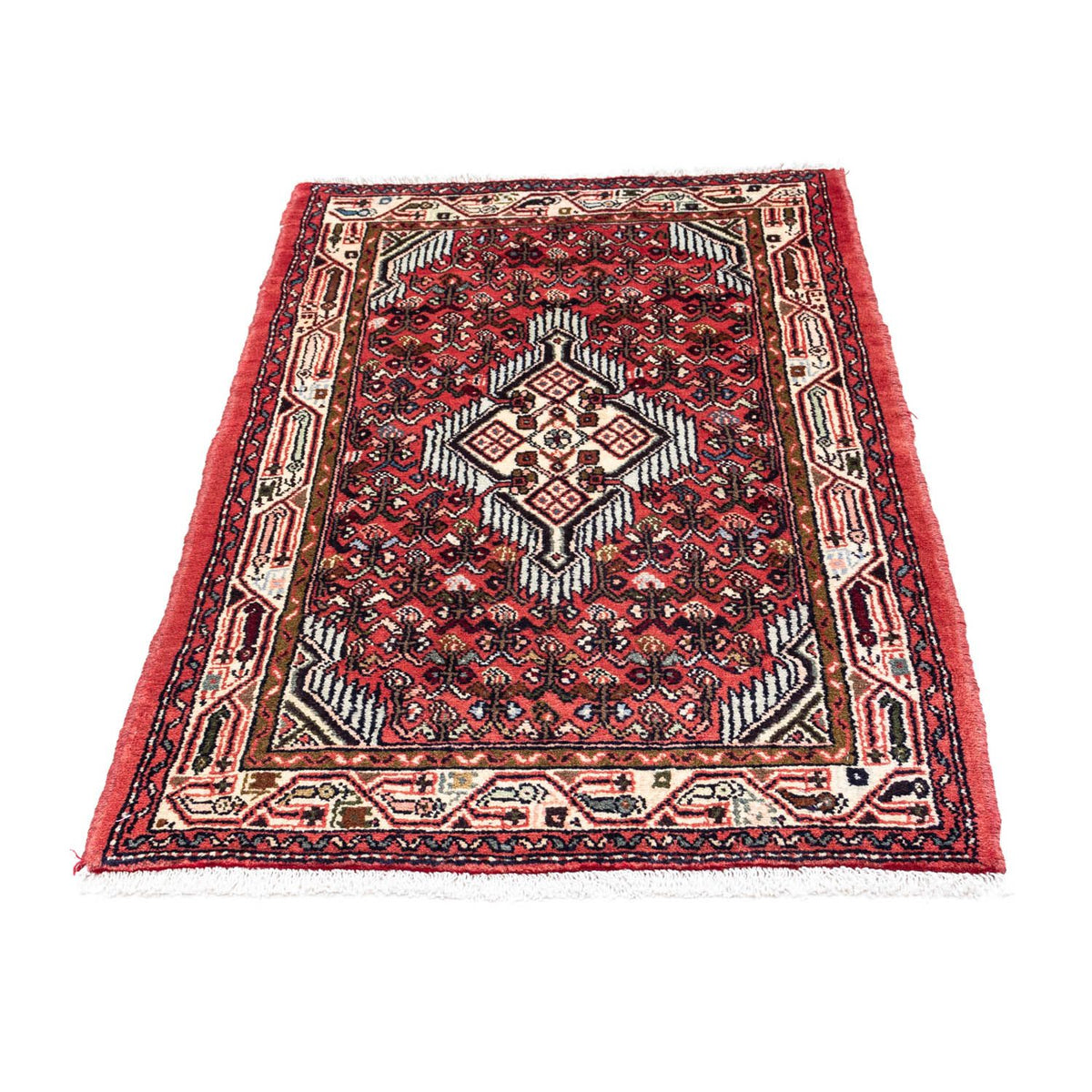 Tapis persan - Nomadic - 125 x 80 cm - rouge