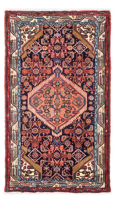 Tapis persan - Nomadic - 125 x 80 cm - bleu foncé
