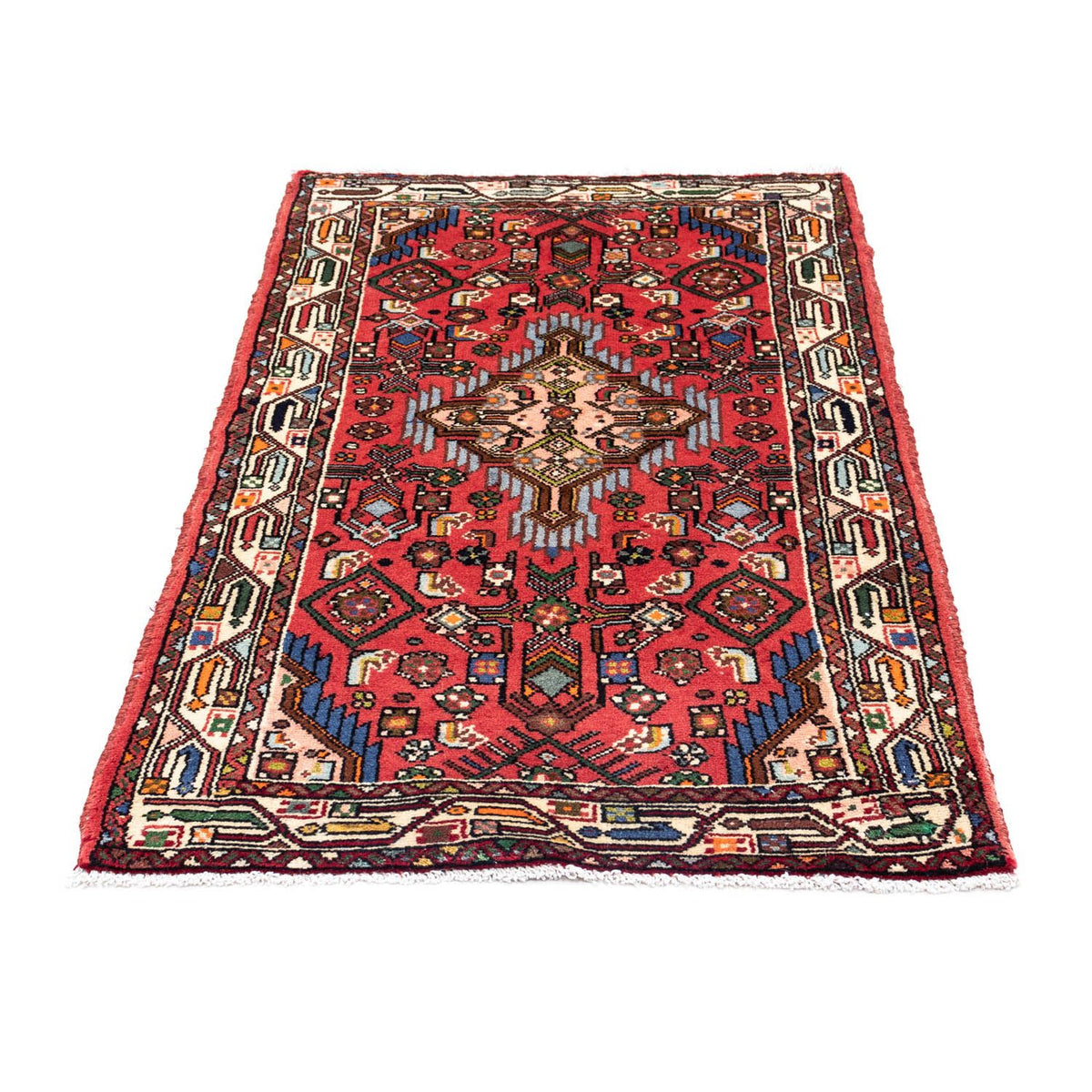 Tapis persan - Nomadic - 125 x 80 cm - rouge