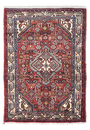 Tapis persan - Nomadic - 125 x 80 cm - rouge clair