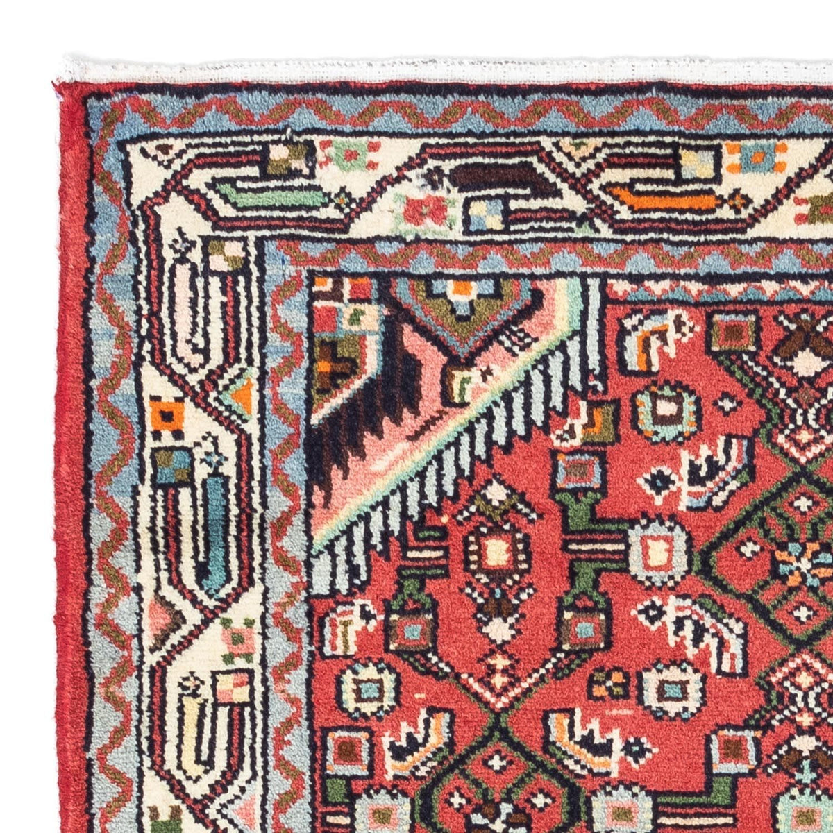 Tapis persan - Nomadic - 125 x 80 cm - rouge